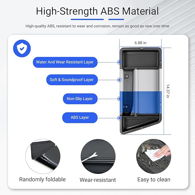 Dashboard Storage Organizer Compatible with 2022-2026 Chevy Silverado GMC Sierra 1500 24-26 2500HD 3500HD Dashboard Storage Tray Replacement for 2022-2026 Chevy Silverado Accessories