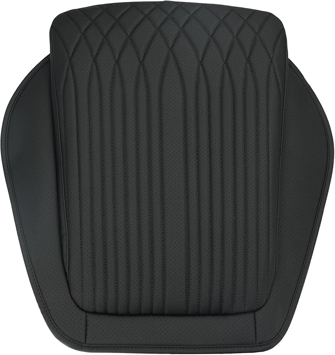 Car Seat Cushion Fit for BMW Accessories Front and Rear Seat Pad for Car Driver Seat Office Chair Black(1PC)