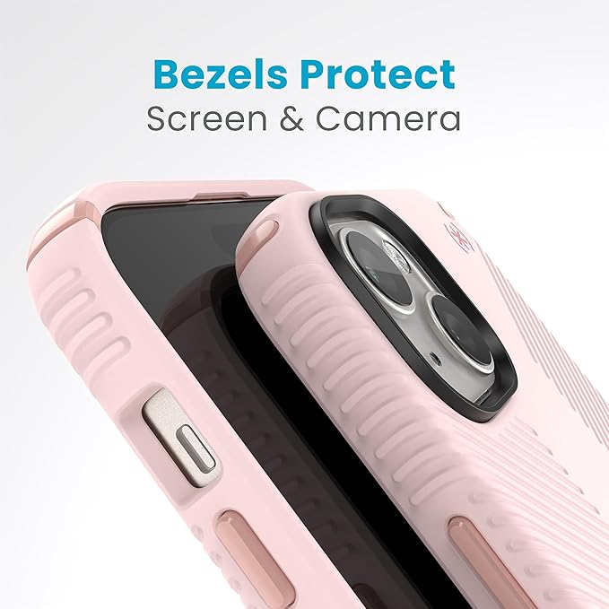 Speck Pink iPhone 15 Plus Case - MagSafe Presidio2 Grip
