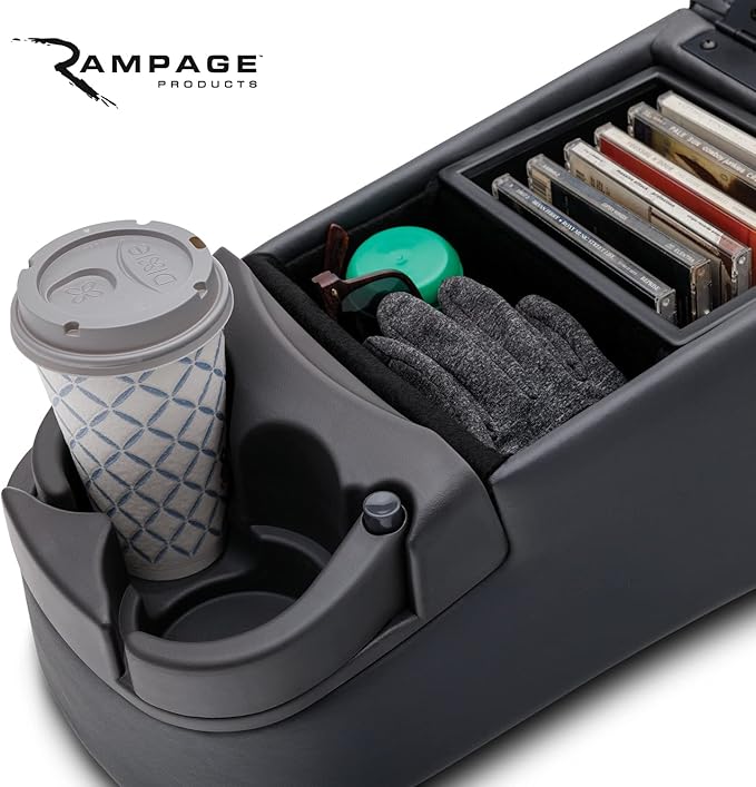 RAMPAGE PRODUCTS Universal Truck Bench Console | Charcoal | 39223