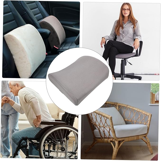 Cabilock Memory Foam Pillow for Office Chair Lumbar Support Car Seat Pad Car Seat Cushion Waist Support Pillow Lumbar Relief