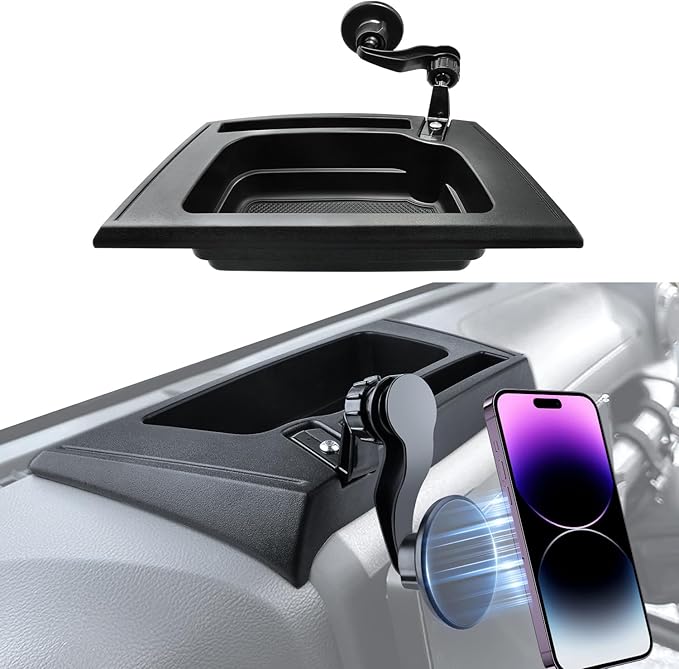 Magnetic Phone Mount for Jeep 2011-2017 Wrangler JK JKU - Dashboard Phone Holder with Magsafe for Jeep Wrangler Accessories (Not for JL JLU JT)