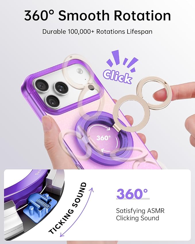 SYNCWIRE for MagSafe Phone Grip, Valentine's Galentine's Day Birthday Gifts for Her Women Mom Girlfriend Best Friends Sister Wife Teen Girl Magnetic Phone Ring Holder Kickstand