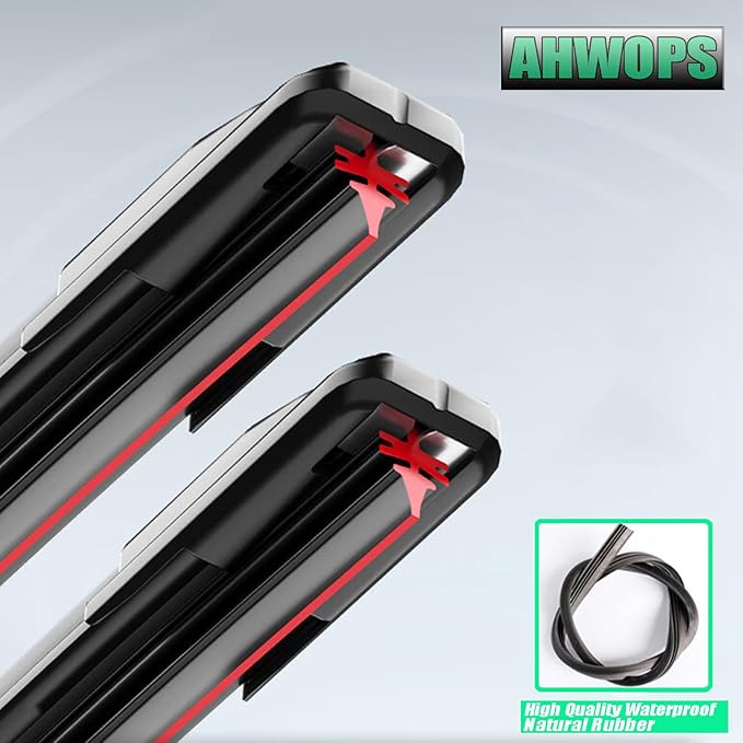 OEM All Season Wipers for Mercedes-Benz C300 2015-2022 GLC300 2016-2019 Wiper Blades, Genuine Replacement (22 inch + 22 inch 2 Wiper) For My Car
