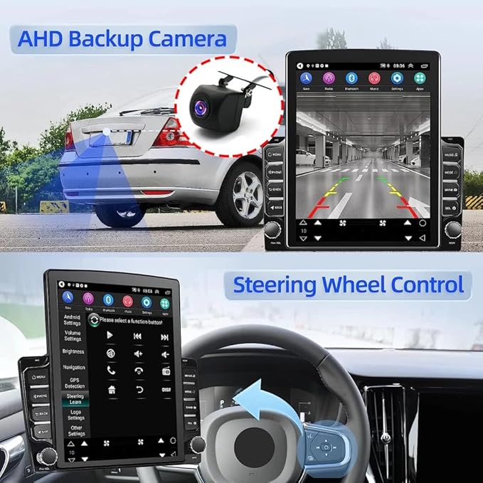 Car Stereo for Nissan Frontier/Xterra 2009 2010 2011 2012 2013 2014 GPS Navigation 2+32G for CarPlay Wireless Android Auto 9.7in Android Car Radio with Bluetooth WiFi FM/RDS SWC Mirror Link