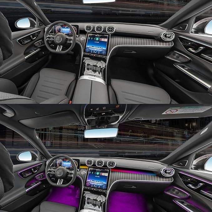 Interior Ambient Light Package 64 colors Replacement for new Benz GLC Class X254 W254 2023-2025year (CVS-8173B-J-D1)