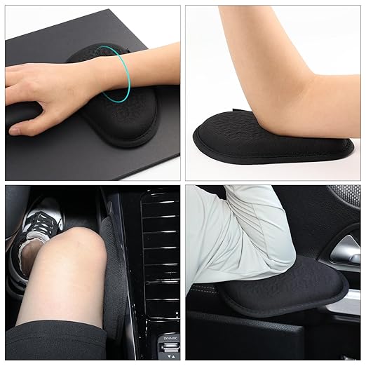 Car Knee Cushion Pads,Car Center Console Knee Leg Elbow Cushion Pad,Soft KneePads Accessories for Driver Side Pad KneePillow for Pain KneeRelief,Door Armrest Protective Pad Leather Armrest Pillow