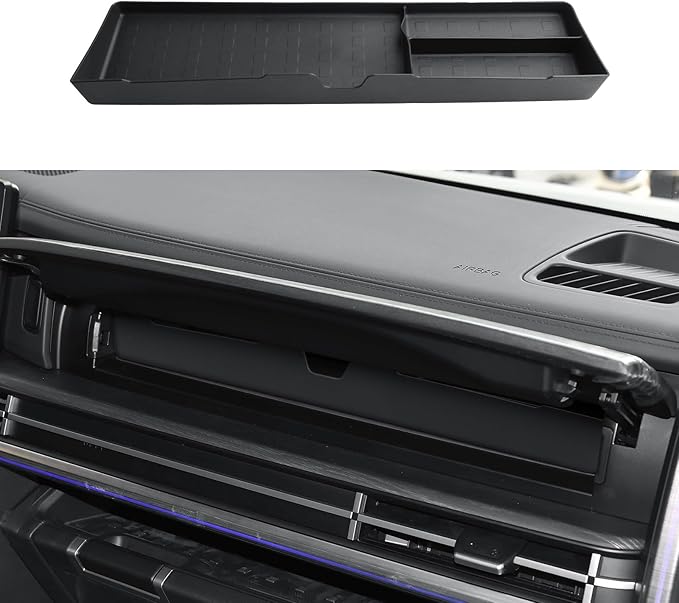 Passenger Side Organizer Tray For 2024-2026 Hyundai Santa Fe/Hybrid - Above The Glove Box Storage Tray For 2024-2026 Santa Fe(SE/SEL/XRT/Limited/Calligraphy) Interior Accessories