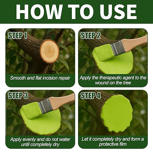 Tree Wound Sealer, 1000g Tree Pruning Sealer & Wound Dressing Healing Paste for Grafting, Pruning & Damaged Bark, Waterproof Tree Repair Sealant for Bonsai, Fruit Trees, Roses, Shrubs (2.2 lb)