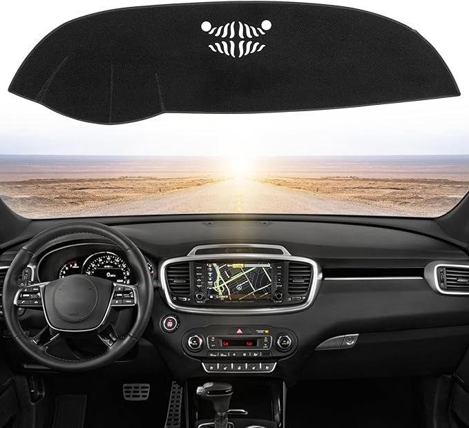 Dashboard Dash Cover Mat Carpet Compatible with 2016-2019 2020 Kia Sorento