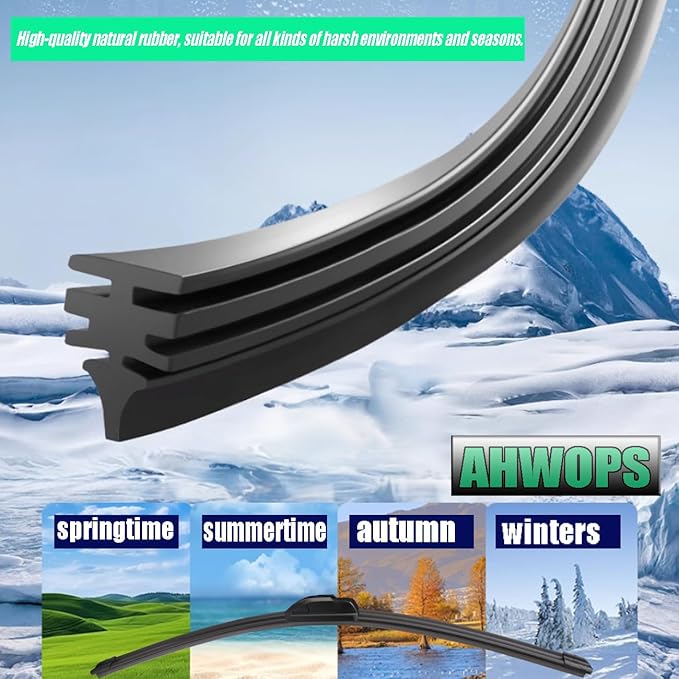 3 Wiper Front and Rear Wiper Blades for Kia Sportage 2011 2012 2013 2014 2015 2016, OE Original Style (24″/18″ Front/12″ Rear) For My Car