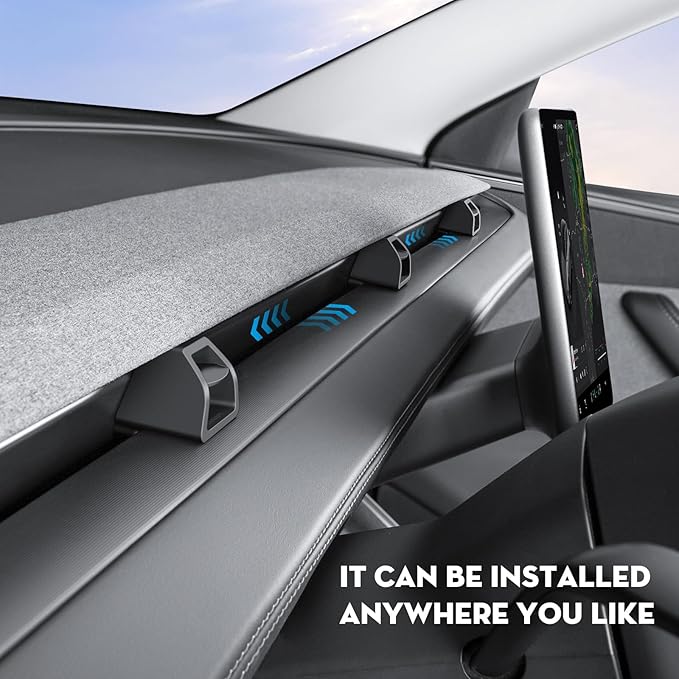 1PC Air Freshener Adapter for Tesla New Model Y Juniper, Car Vent Clip for Tesla 2025-2026 Model Y Juniper & 2024-2026 Model 3 Highland Accessories (Air Freshener not Included)