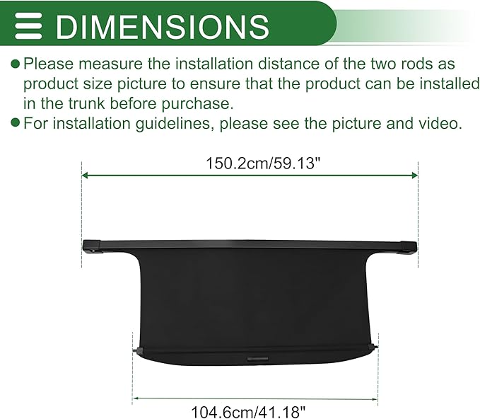 Motoforti Car Trunk Retractable Cargo Cover for Jeep Wrangler JL JLU 4Door HARD TOP 2018-2021 Rear Trunk Parcel Shelf Luggage Security Shield Shade Cover with Accessories Gloss Black