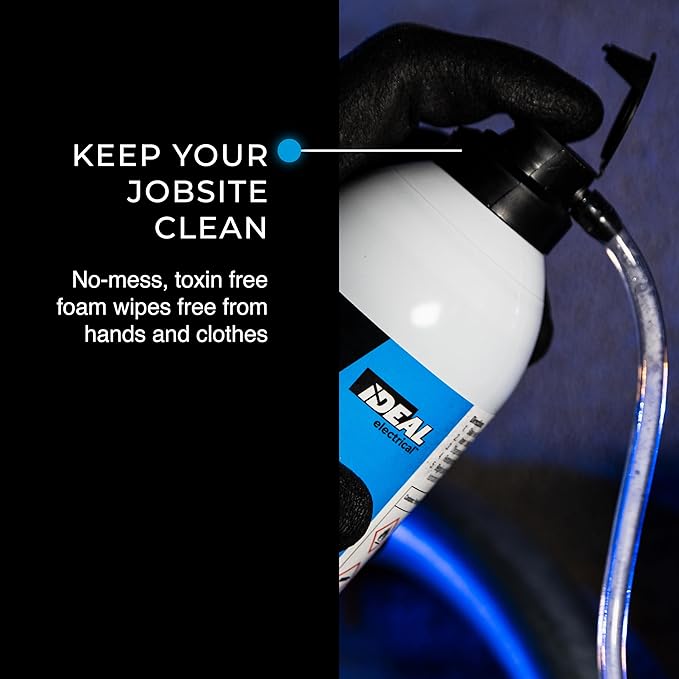 Ideal Electrical ClearGlide Aerosol Wire Lubricant, 19 oz. Can (31-387), Portable, Mess-Free Spray Lubricant, Cable Lube for Wire Pulls with Precision Nozzle