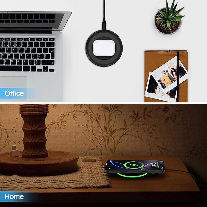 15W for Google Wireless Charger Compatible Google Pixel 10a 10 10 Pro XL /9A/9Pro Fold/9 Pro XL/9/8/8A/8 Pro/7,2 Pack Android Fast Charging Pad Samsung Wireless Charging Station for Galaxy S26 Ultra