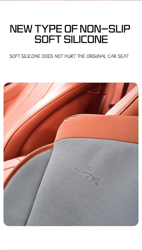 Car Seat Cushion Fit for BMW Accessories Front and Rear Seat Pad for Car Driver Seat Office Chair Orange(1PC)