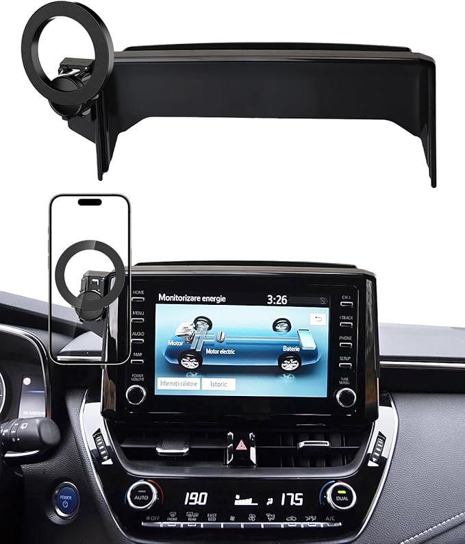 PZK Car Phone Mount for 2019-2025 2026 Toyota Corolla/Corolla Hatchback Hybrid LE/SE/Corolla Cross 2022-2025 2026 Accessories 8-inch Screen Compatible with Magsafe Car Phone Holder Not Affect Vent