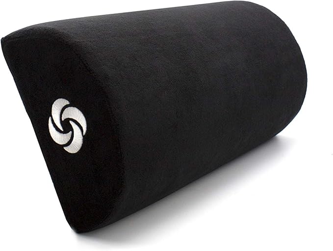 SAMSONITE - Half Moon Lumbar Support Pillow, Elevates Comfort, 100% Pure Memory Foam, Fits Most Seats