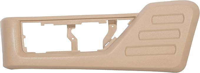 ECOTRIC Tan Front Driver Seat Cushion Panel Trim Compatible with 2008-2010 Ford F250 F350 F450 F550 Super Duty Replacement for # 8C3Z-2562187-BB