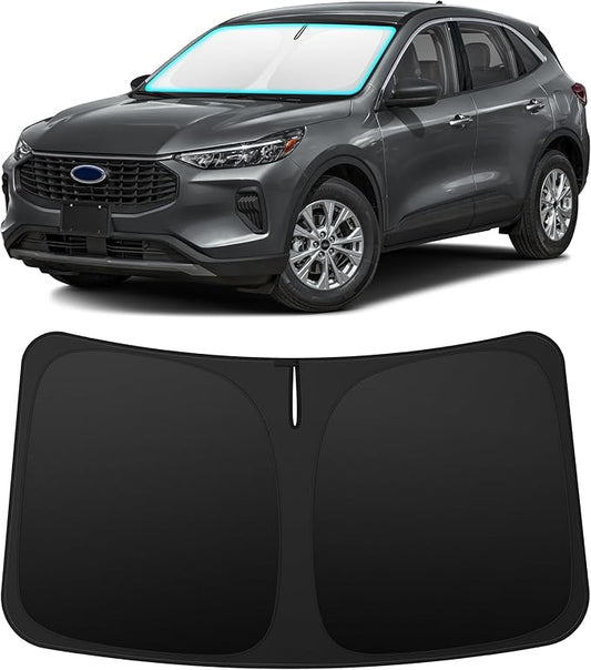 INSAUTO Custom Fit Windshield Sun Shade Accessories for Ford Escape 2020-2026, Foldable Front Window Sunshade, UV & Heat Reflector, Keeps Interior Cool, Includes Storage Bag