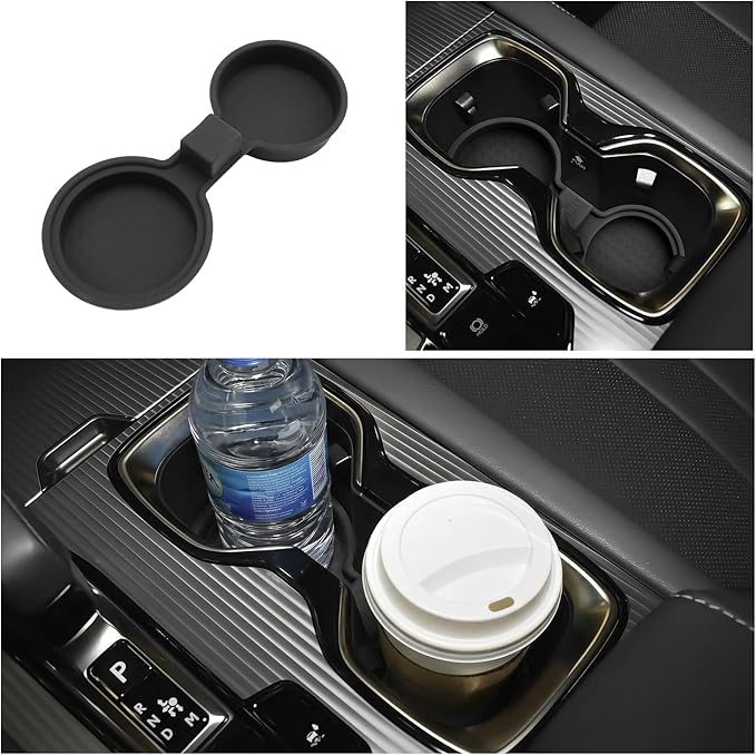 2023-2025 2026 RX350 Cup Holder Liner for Lexus RX350 Accessories Non-Slip Silicone Cupholder Coaster Liner Mat Compatible with 2023 2024 2025 2026 Lexus RX350/RX350h/RX500h