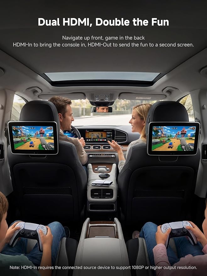Magic AI Box, Wireless CarPlay/Android Auto, CB7 Pro ScenePilot 2.0, Full Android Apps, Split Screen, HDMI Out for Rear Display, GPS TrackHU