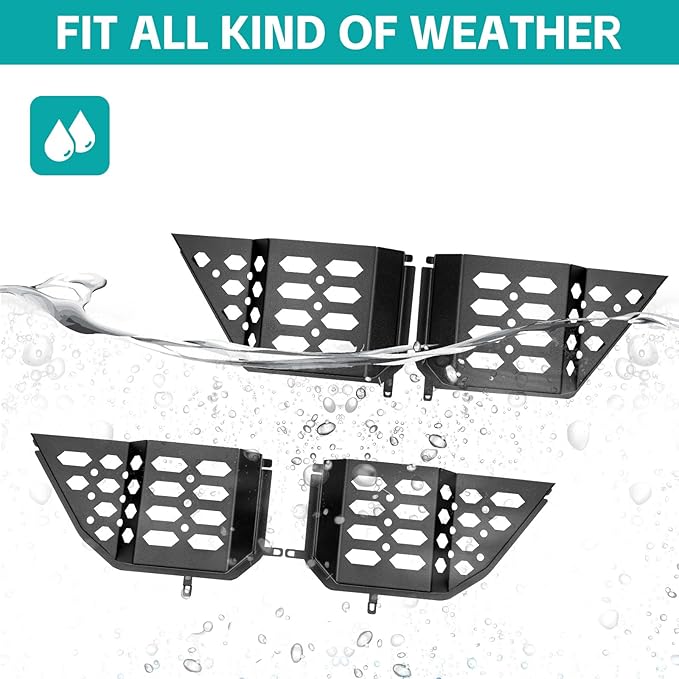 Front & Rear Door Pocket Cup Holder Organizer Compatible with 2007-2018 Jeep Wangler JK JKU Rubicon Sahara Accessories, Metal Door Side Insert Storage Box Expansion Accessories