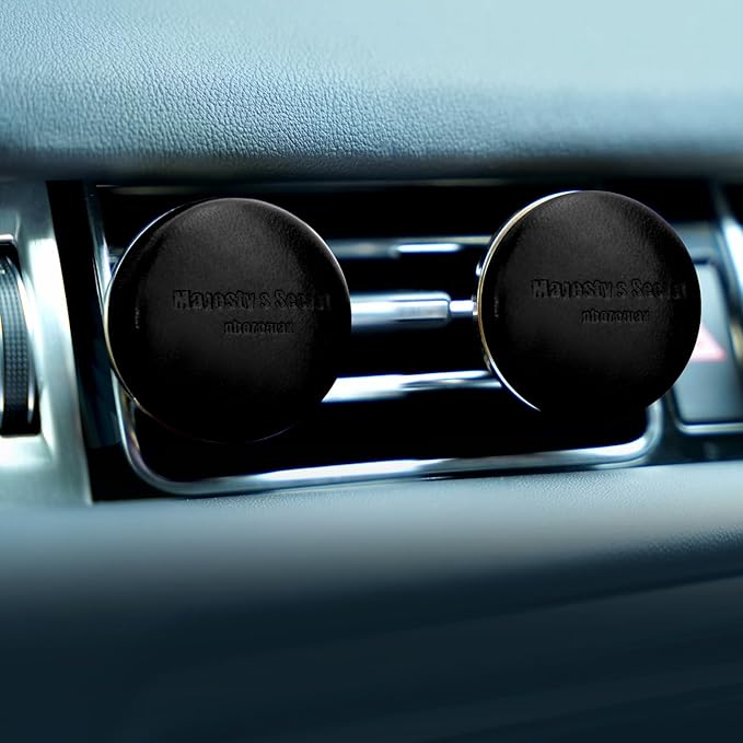 MAJESTY`S SECRET PHEROMAX Car Air Freshener Vent Clip, Auto Scents New Car Smell, Vehicle Accessories Interior for Women and Men, Automotive Odor Eliminator, Long Lasting Car Diffuser