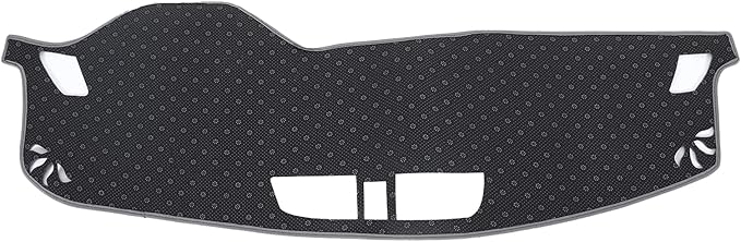 Dash Mat Dashboard Cover for M@itsubishi Outlander 2023 2024 Accessories, Dash Cover Mat Pad Carpet Non-Slip Dashboard Cover Mat Sun Protection (no HUD - Grey)