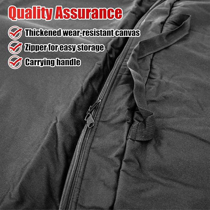 Hard Top Storage Bag Compatible with Ford Bronco 2024 2023 2022 2021, Fit Bronco Accessories 4-Door, Roof Panel Over Second Row Seat, Portable Panel Storage Bag