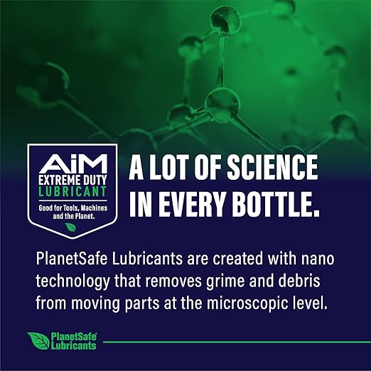 PlanetSafe Lubricants Hedge Trimmer Oil for Blades - 1 oz + 4 oz - Spray & Cleaner for Tools - Lubricating Oil for Mini Chainsaw - Resin Solvent for Hedge Trimmer - Made in The USA!