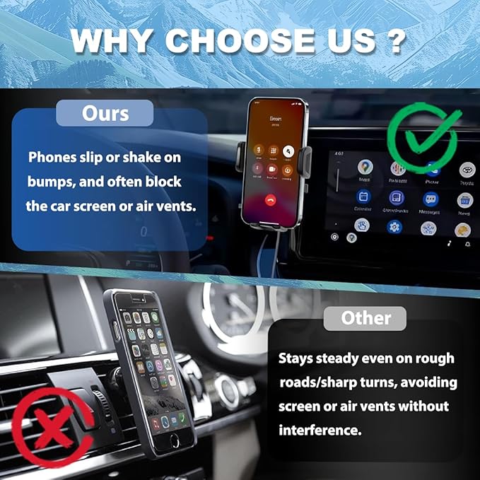 Car Phone Holder Fit for 2019-2025 Toyota Corolla / 2022-2025 Toyota Corolla Cross Accessories Phone Mount 8-inch Screen Fixed Clip, Cell Phone Automobile Cradles Hands-Free 360 Degree Rotation