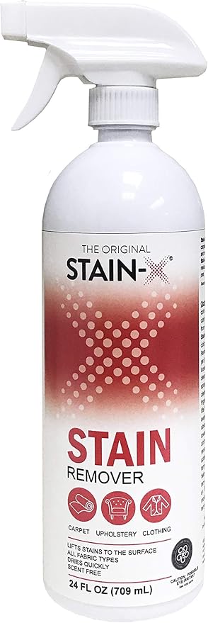 STAIN-X Stain Remover - Multi-Purpose Stain Remover for Carpet, Upholstery and Clothing - 24 Ounce