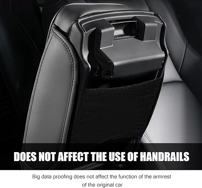 Car Center Console Cover, Car Armrest Cushion, Car Arm Rest Cover Pad, Car Center Console Cushion Pad, Middle Console Cover, Car Accessories, Universal for Most Cars (Black #1 PC)