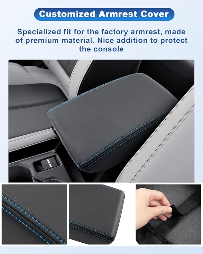 CDEFG for 2025 2026 Forester Center Console Cover, for 2025 2026 Forester Accessories Armrest Cover Arm Rest Pad 2025 Forester Middle Console Pad