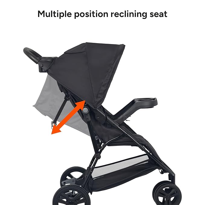 Baby Trend Venture 3-Wheel Stroller Travel System, Dash Black