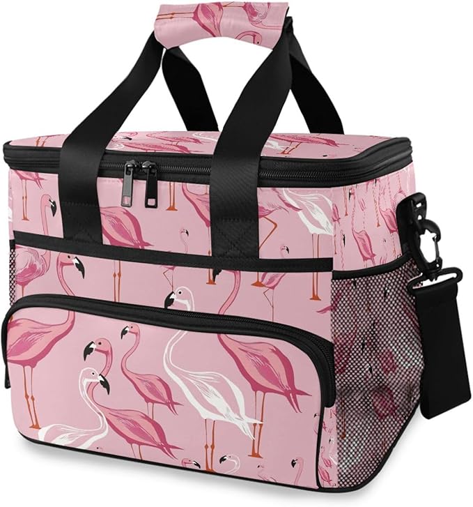 Cooler Bag Insulated Picnic Bag Large Lunch Box Reusable Tote Bag Soft Sided Portable Beach Cooler Grocery Camping