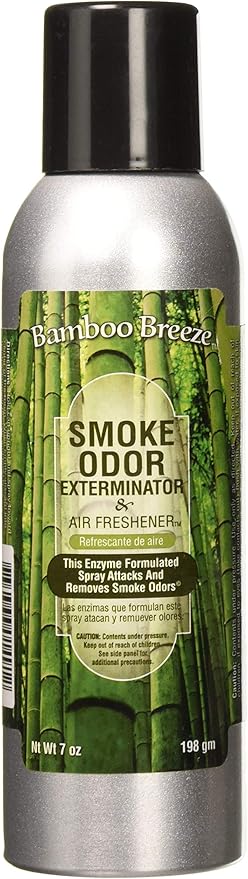 Smoke Odor Exterminator Tobacco Outlet Product Large Spray, Bamboo Breeze, 7 oz