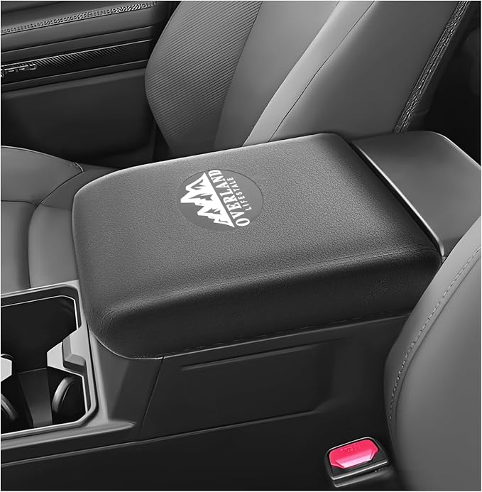 SXCY for 2025 2026 Toyota 4Runner Armrest Cover for 2025 2026 Toyota 4Runner Accessories 6th Gen 4Runner Center Console Cover Silicone Full Cover Middle Console Armrest Protection(w/Privacy Storage)