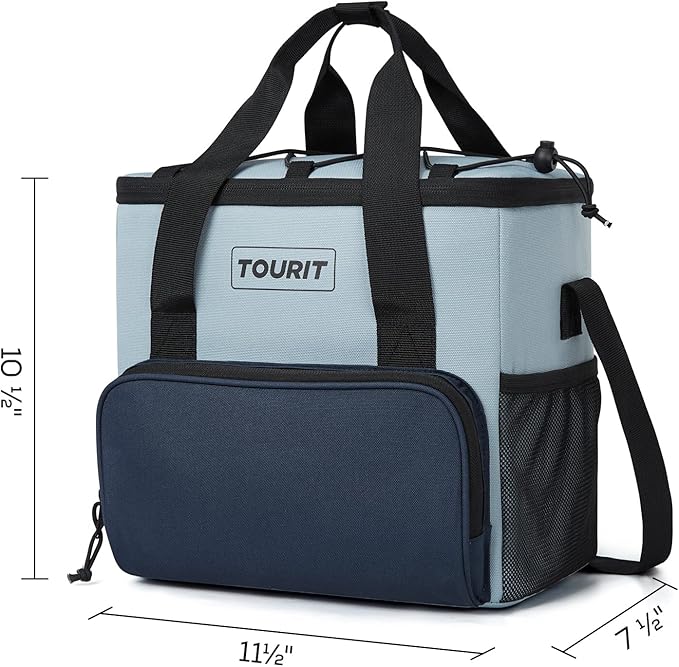 TOURIT Small Soft Cooler Bag Insulated, 24/35/46-Can Lunch Cooler Bag, Ice Chest, 14.6/24/32L Leakproof & Portable Coolers for Picnic, Beach, Camping, Work, Travel, Trip