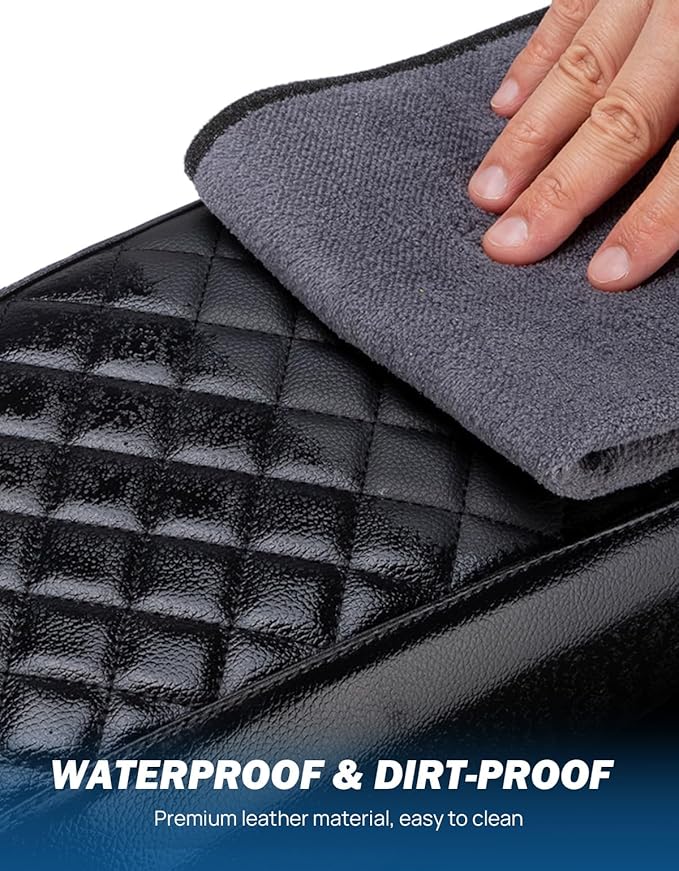 JOYTUTUS Center Console Cover Compatible with Ford Maverick 2022-2025 2026 Leather Armrest Cover Center Console Cushion Ford Maverick Accessories