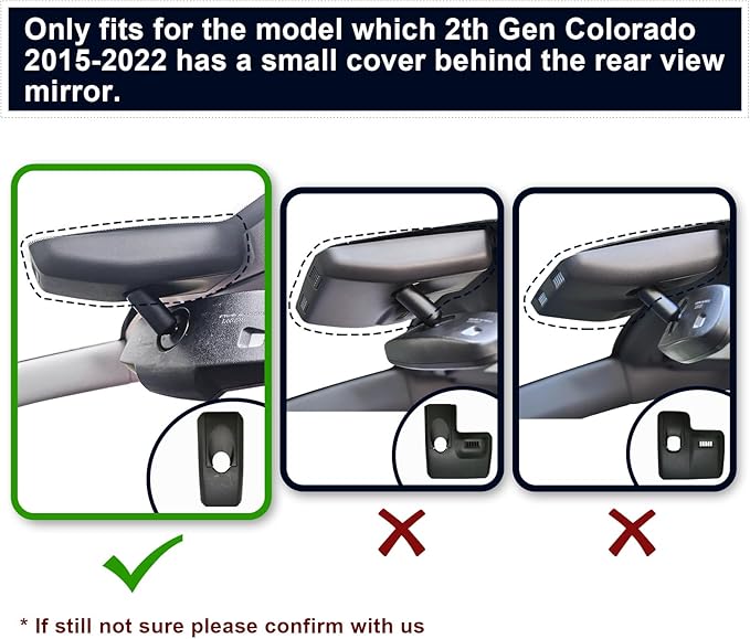Mangoal 4K Dash Cam Custom fit for Chevy Colorado 2015-2022 Select Base WT LT Z71 ZR2(Model A), Integrated OEM Look, UHD 2160P Video, G-Sensor, Loop Recording, Free App & WiFi, 64GB Card