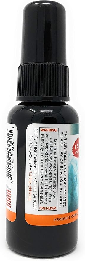 BluntPower (Ocean Breeze, 1 Pack) Concentrated Air Freshener for Room and Car Spray - Oil-Based Diffuser Spray Bottle - Long-Lasting Bathroom Spray, Car Freshener, & Odor Eliminator Spray