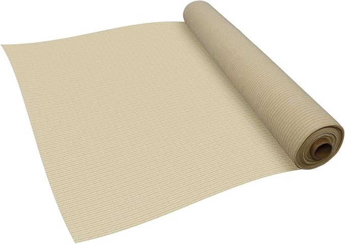 TANG Sun Shade Fabric Roll 8'x64' Shade Cloth for Garden Beige HDPE Mesh Shading Pergola Cover Replacement Canopy, 95% Blockage Sunshades for Outdoor Patio Backyard Plant