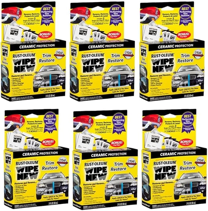 Wipe New Trim Restorer - 6 Pack