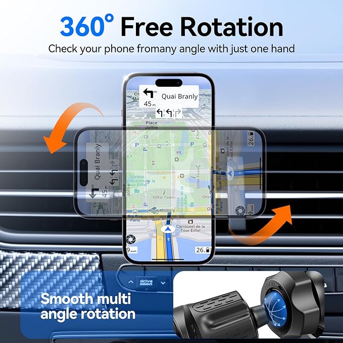 for MagSafe Car Mount,【22 N55 Super Magnets】Magnetic Phone Holder for Car Air Vent, HandsFree Cell Phone Mount Car Accessories for Men Women Compatible with iPhone 17 16 15 14 13 12 Pro Max