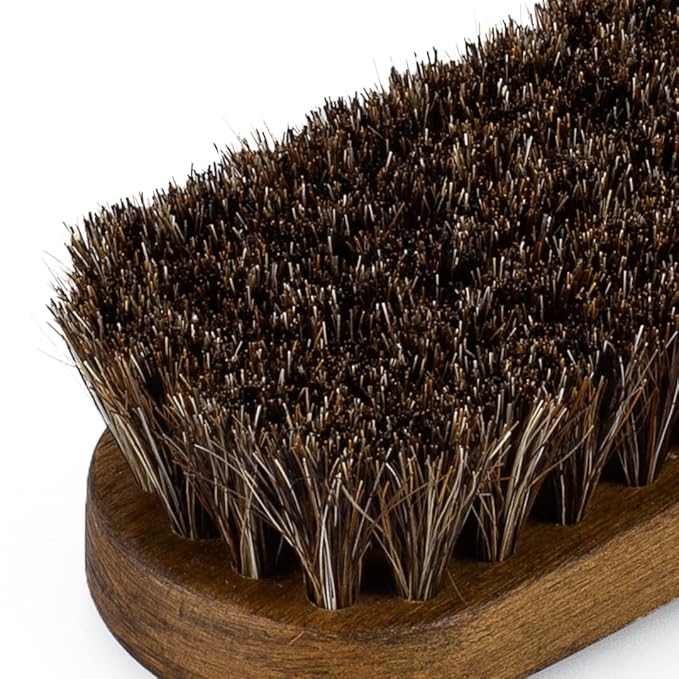 Maxshine Universal Natural Fine Horse Hair Brush – Sturdy Yet Soft Bristles for Car Detailing – Ideal for Cleaning Carpet, Upholstery, Leather & Interior Surfaces