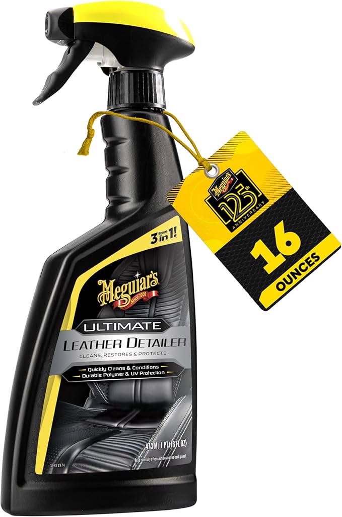 Meguiar's G201316 Ultimate Leather Detailer - 16 Oz Spray Bottle