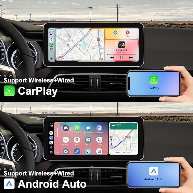 12.3 Inch Linux Car Touch Display Screen for Mercedes Benz 2012-2015 C A CLA GLA Class W204 W176 C117 X156 NTG4.5/4.7 System, Support iOS 26 CarPlay Android Auto Mirror Link
