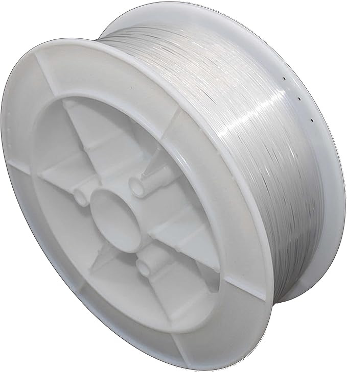 Ultra-Bright PMMA Plastic End Glow Optical Fiber Light for Fiber Optic Star Ceiling Light lamp Starlight Headliner kit for car Home(0.059in diameter/2296ft Per roll)